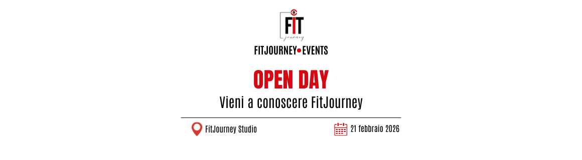 OPEN DAY FITJOURNEY - 21 FEBBRAIO