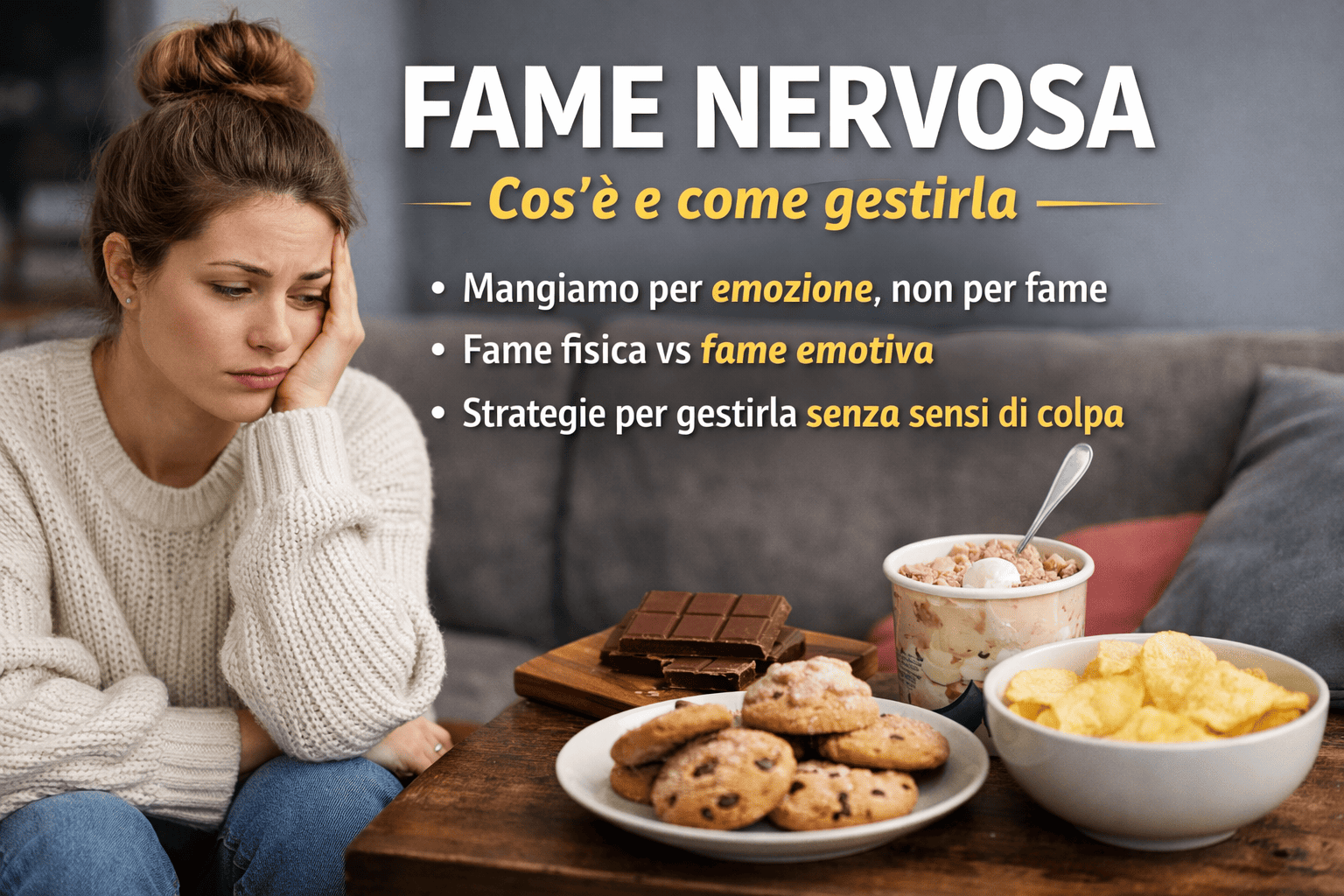Fame nervosa: cos’è e come gestirla